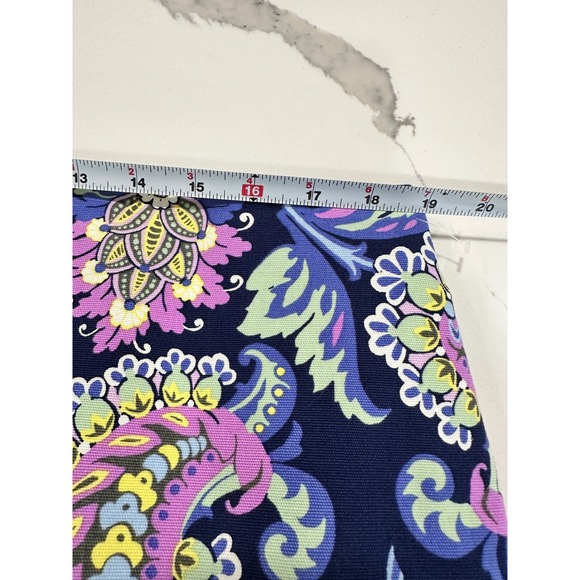 Talbots Floral Print Skirt Cotton Blend‎ Casual Everyday Skirt Size 16 - Picture 5 of 6